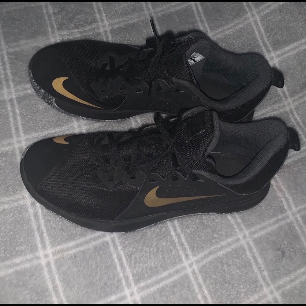 Black and Gold Nikes